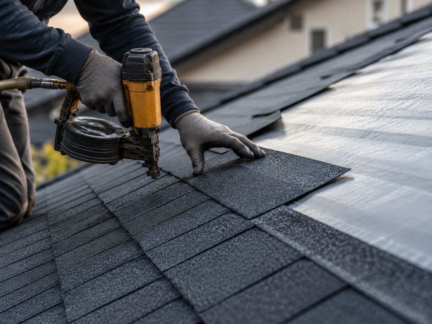 Roof restoration work on a Bendigo residential property